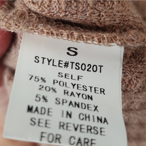 Waffle Texture Oversized Top - Picture 6 of 6